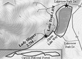 Angel Fire Maps: Lake Ladyslipper Trail