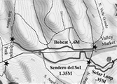 Angel Fire Maps: Sender del Sol & Bobcat Hiking Trails